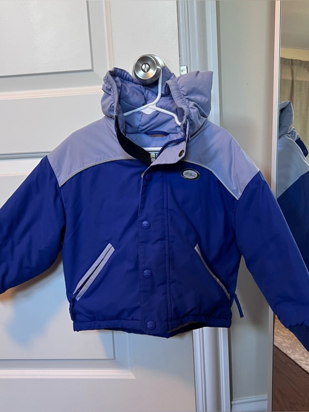 LL Bean vintage hooded puffer jacket